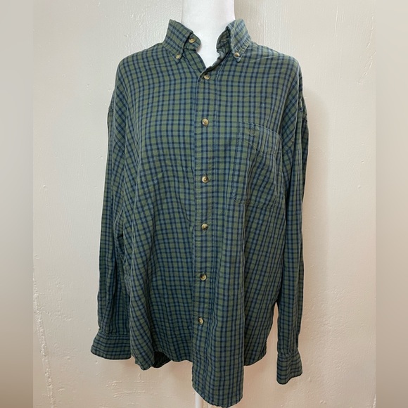 Dockers Other - Dockers Vintage 90s Men's Multi-Color Plaid Button Shirt Long Sleeve Size Medium